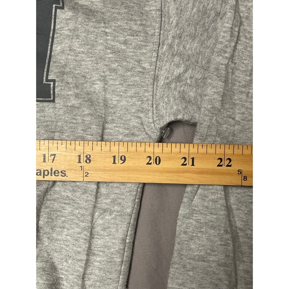 Gap Kids Disney Mickey Mouse Hoodie Gray Sweatshirt XL 12-13 Sleeve Logo - Picture 6 of 8